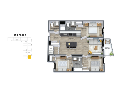 1744 N Western Ave Studio-3 Beds Apartment for Rent - Photo Gallery 77